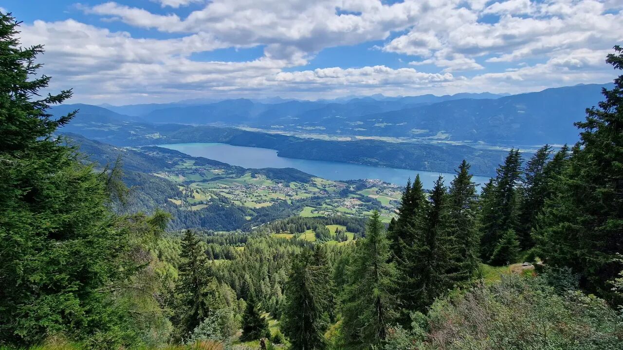 Mountains with great view and a lake