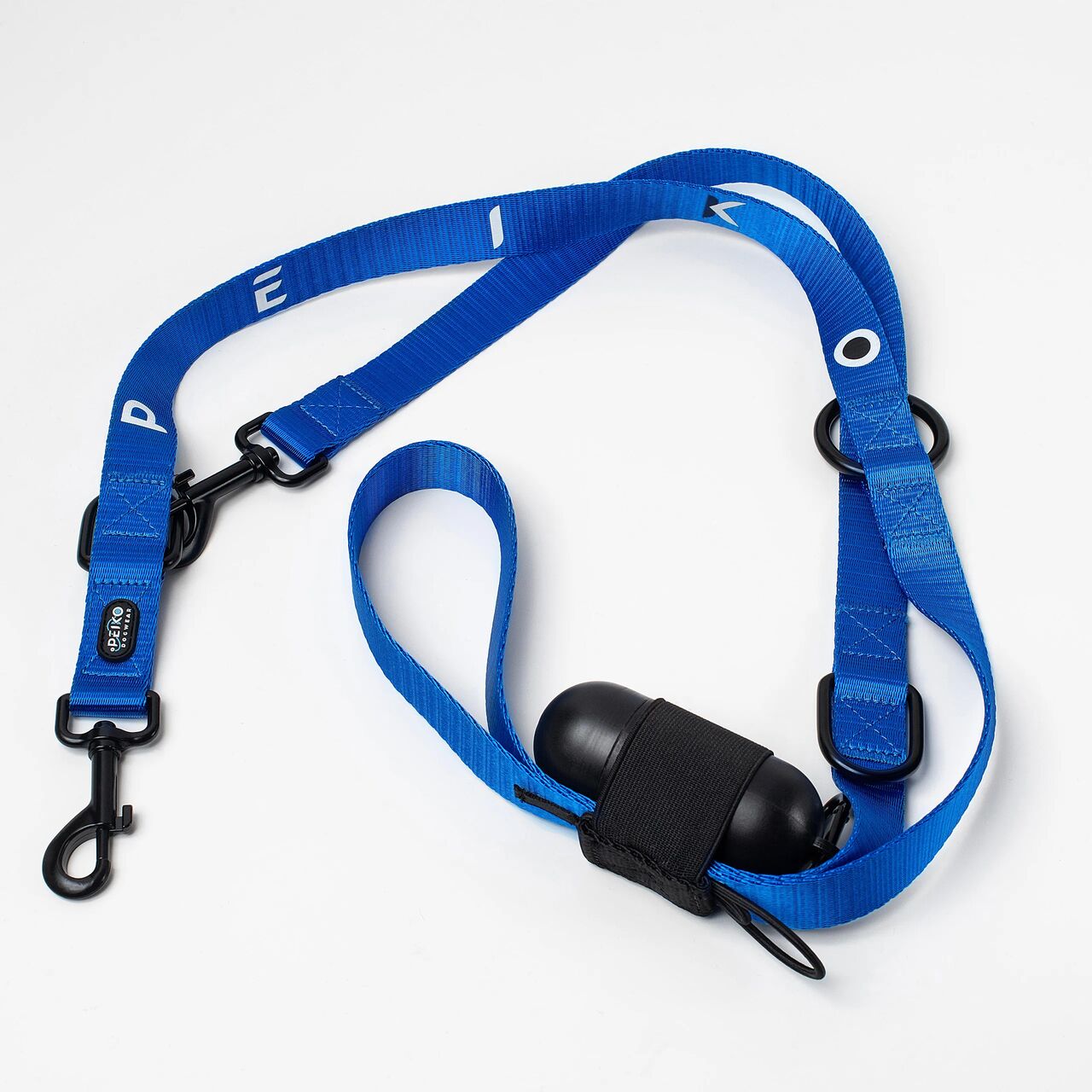PEIKO® MultiLeash™ blue with waste bag holder
