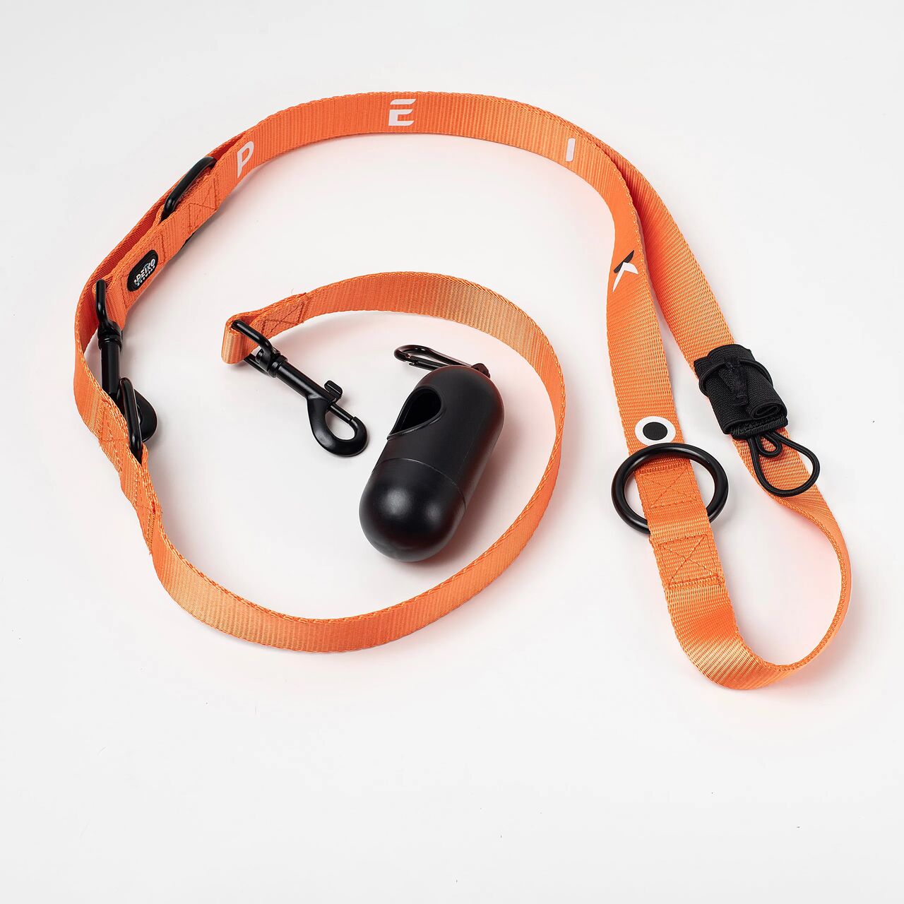 PEIKO® MultiLeash™ orange with waste bag holder