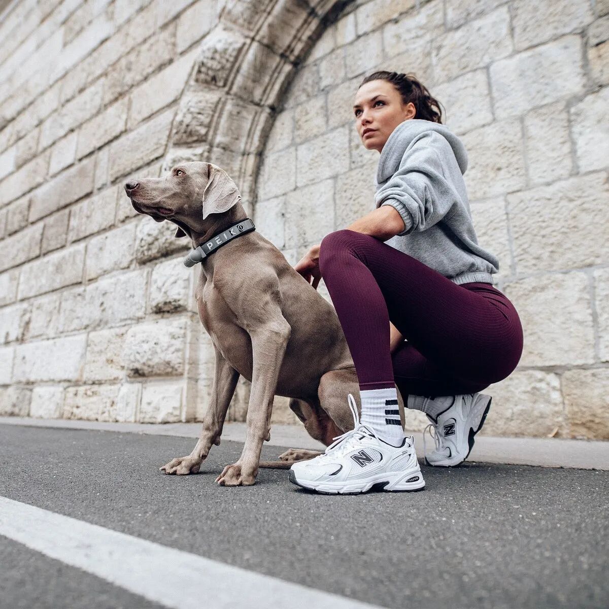 PEIKO® Quickleash™ Dogcollar With Built-in Retractable Dog Leash